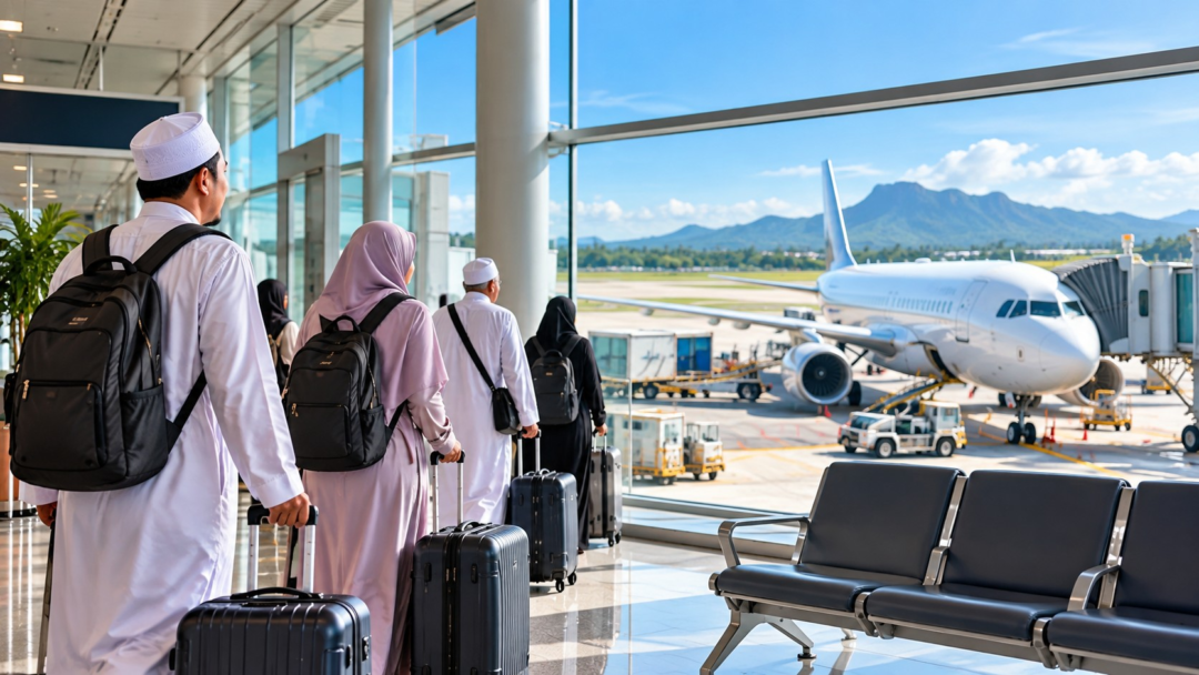 Jemaah Umrah Sabah bersedia untuk penerbangan dari Kota Kinabalu